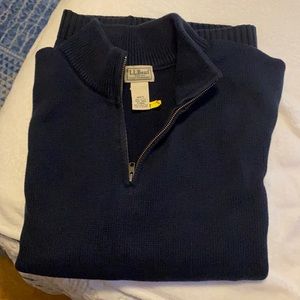 LL Bean Quarter zip sweater